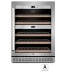 CASO廚下型雙溫紅酒櫃WinChef Pro 40